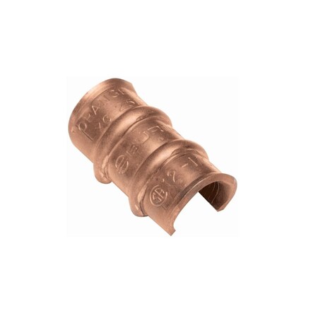 Burndy Copper Compression C Tap, Thin Wall, 4 AWG (Run), 4 AWG (Tap) YC2L12